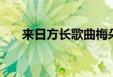 来日方长歌曲梅朵完整版（来日方长）