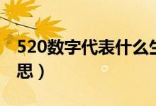 520数字代表什么生肖（520数字代表什么意思）