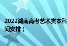 2022湖南高考艺术类本科批录取时间从哪天到哪天（录取时间安排）