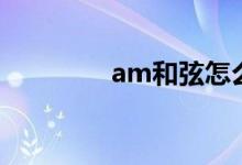 am和弦怎么按（am和弦）