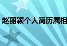 赵丽颖个人简历属相（赵丽颖个人简历资料）