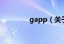 gapp（关于gapp的介绍）