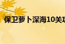 保卫萝卜深海10关攻略（保卫萝卜深海10）