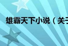 雄霸天下小说（关于雄霸天下小说的介绍）