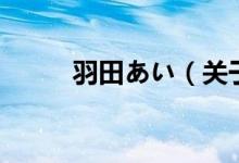 羽田あい（关于羽田あい的介绍）