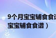 9个月宝宝辅食食谱大全及做法图解（9个月宝宝辅食食谱）