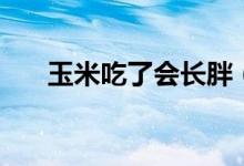 玉米吃了会长胖（玉米吃了会长胖吗）