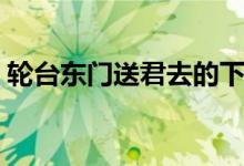 轮台东门送君去的下一句（轮台东门送君去）