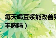 每天喝豆浆能改善卵巢多囊吗（每天喝豆浆能丰胸吗）