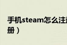 手机steam怎么注册api（手机steam怎么注册）