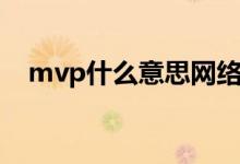 mvp什么意思网络用语（mvp什么意思）