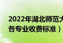 2022年湖北师范大学文理学院学费是多少（各专业收费标准）