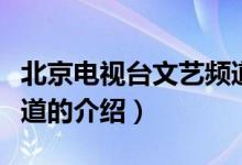 北京电视台文艺频道（关于北京电视台文艺频道的介绍）