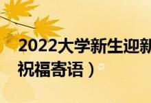 2022大学新生迎新祝福语一句话（开学经典祝福寄语）