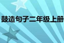 鼓造句子二年级上册12字（鼓造句子二年级）