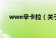 wwe辛卡拉（关于wwe辛卡拉的介绍）